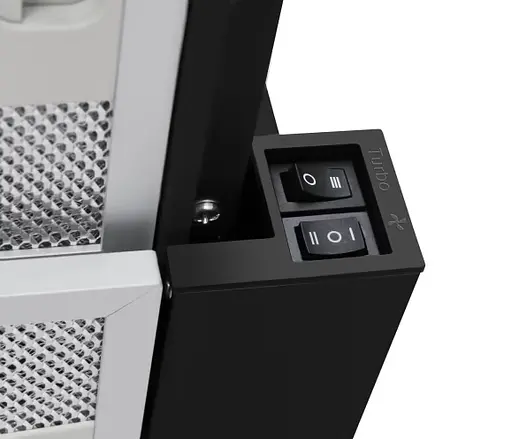 Вытяжка Hansa телескопическая 60 см 270 м3г черная - фото 5