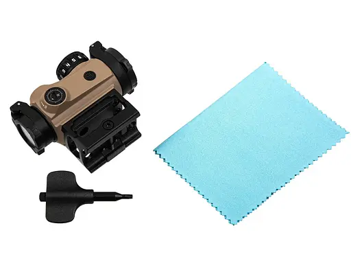 Прицел коллиматорный Sig Sauer Optics Romeo MSR 1x20мм 2 MOA  Red Dot FDE - фото 7