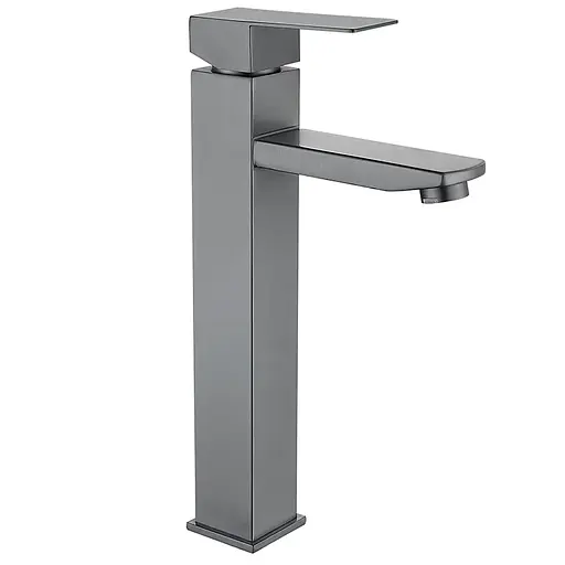 Змішувач для умивальника Mixxus KUB-001-High graphite MI6094 Графіт - фото 1