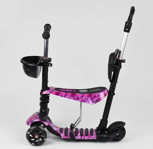 Самокат 5 в 1 Best Scooter 71905 рожевий - фото 2