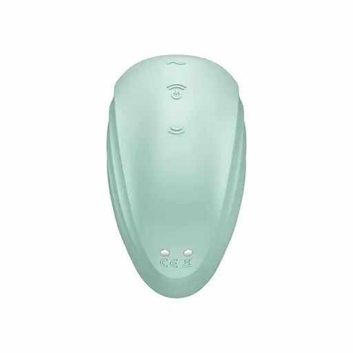 Вакуумний стимулятор клітора з вібрацією Satisfyer Pearl Diver м'ятний - фото 3