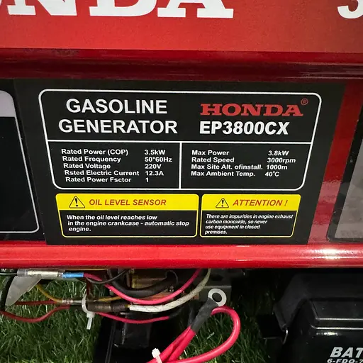 Генератор з електростартером HONDA EP3800CX PRO (3,8 КВТ) 4-тактний генератор  - фото 3