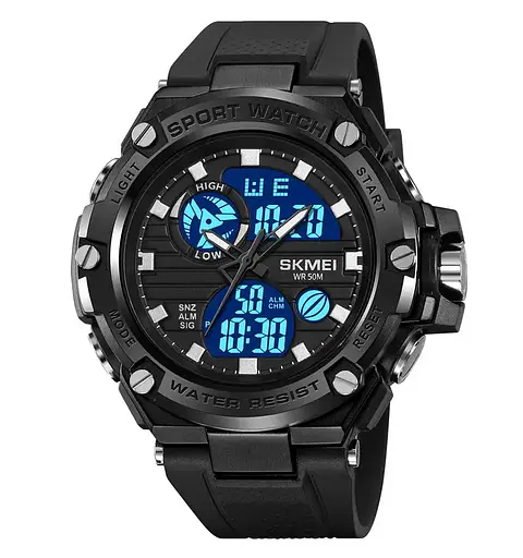 Часы мужские наручные спортивные Skmei 2119 (Черный) - фото 3