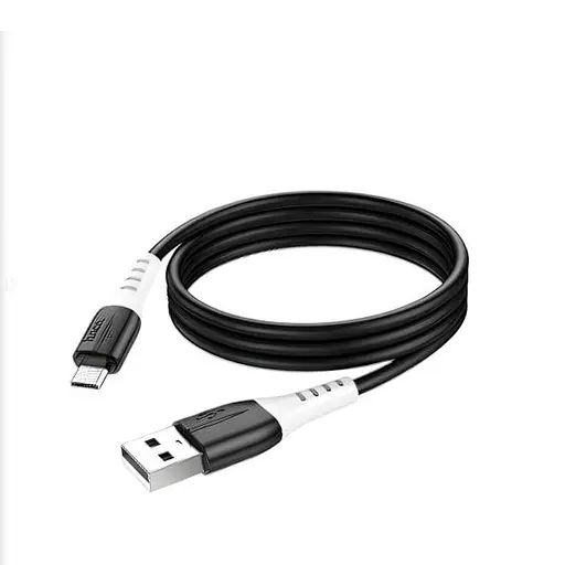 USB-кабель Hoco X82 Micro Silicone Cable 1 м чорний - фото 2