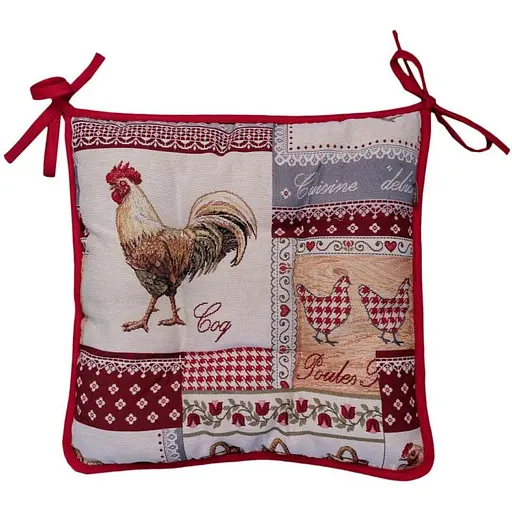 Подушка на стілець Прованс Добробут 40х40 см (44369) - фото 1