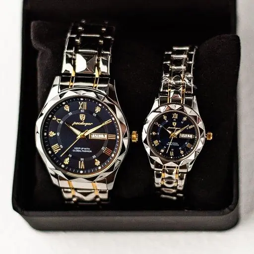 Комплект годинників для пари Poedagar Stava Couple (жіночі та чоловічі) 2 шт. - фото 2