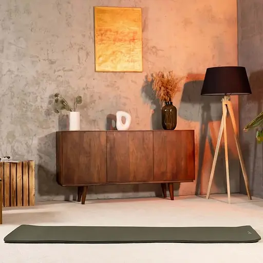 Коврик для йоги Hop-Sport HS-NB010GM NBR 1см темний хакі - фото 2