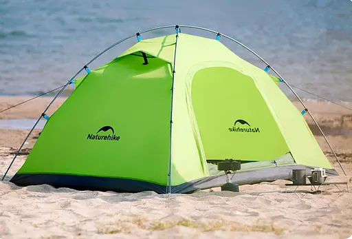 Намет двомісний Naturehike CNK2450WS030 Зелений - фото 6