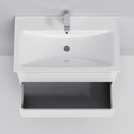 Тумба з умивальником AM.PM X-Joy підвісна 80 см 2 ящики білий M85-FHX0802-WC0802WG38 Білий - фото 5