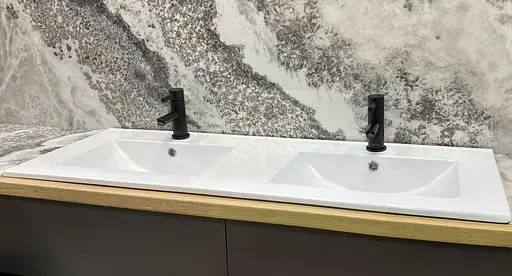 Умивальник VBI Ferrara 120W white врізний VBI-018053, Білий - фото 2