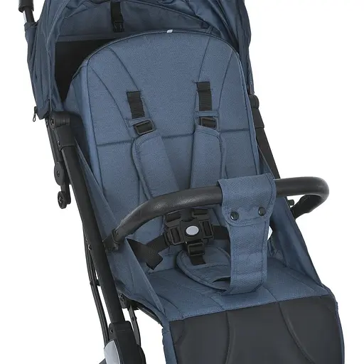 Детская прогулочная коляска-книга Bambi M 5727 Flash Blue Голубая - фото 6