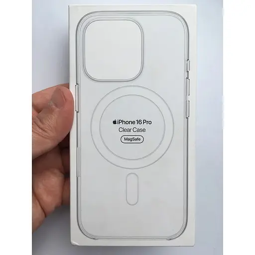 Оригинальный прозрачный чехол Apple Clear Case with MagSafe для Iphone 16 Pro (6.3") Clear MA7E4ZM/A