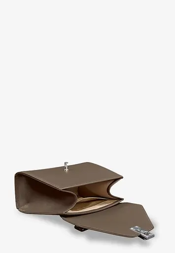 Жіноча шкіряна сумка Futsy Темно-бежева - фото 8