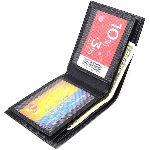 Мужской кожаный кошелек Canpellini 11.5х9.8х1 см acs0025032 - фото 4