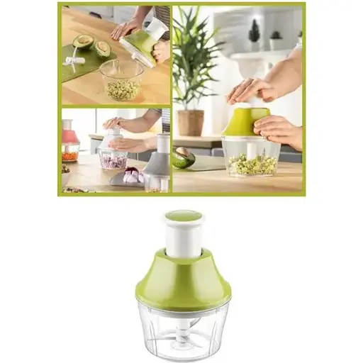 Кухонний подрібнювач Eurogold ручний для м'яса овочів і фруктів (М-2) - фото 5