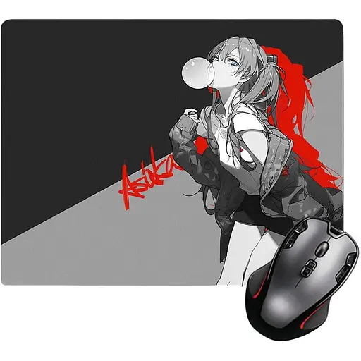 Ігрова поверхня Nextprint Євангеліон Аска Ленглі Ч/Б - Evangelion 300 х 250 мм (17668) 