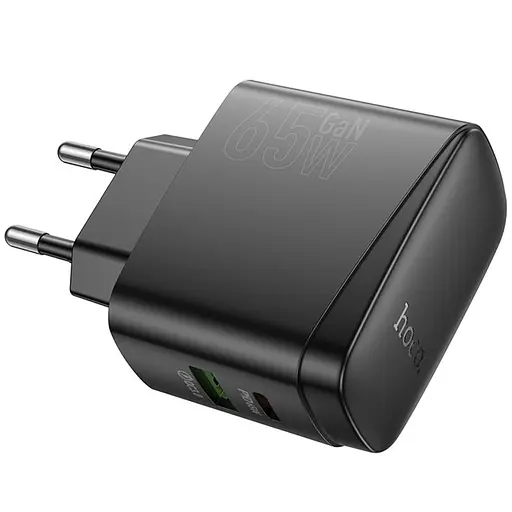 МЗП Hoco CS63A Bright PD65W (1USB-A/1C) Black - фото 3