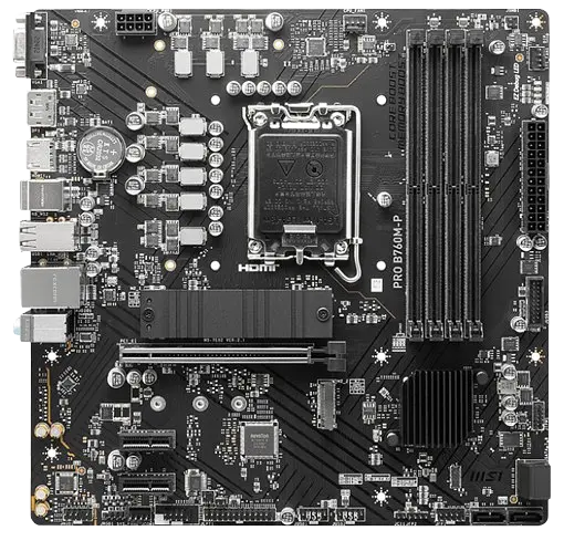 Материнська плата MSI B760M-P Pro LGA 1700 (PRO B760M-P) - фото 2