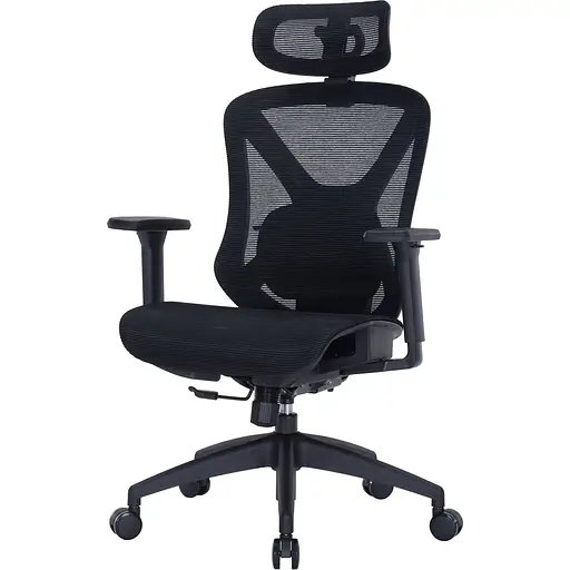 Офісне крісло Officepro Atlas OC630-B-B-B Black [148898] - фото 2