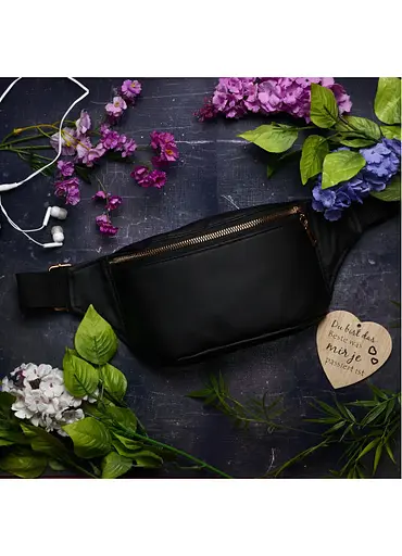 Жіноча сумка на пояс (бананка) Sambag 22х12х4 см sum0010841 - фото 5