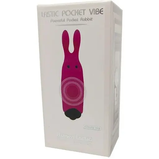 Вибропуля Adrien Lastic Pocket Vibe Rabbit Pink со стимулирующими ушками - фото 5