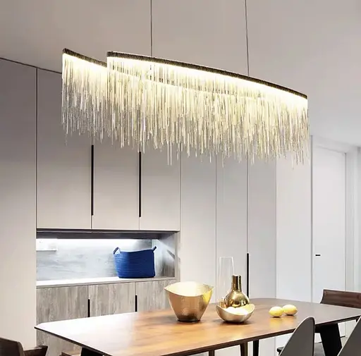 Хромований світильник у видовженому корпусі Line.F Довжина 120 см - фото 4