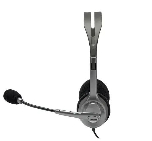 Комп'ютерна гарнітура Logitech H110 Silver (981-000271) - фото 2