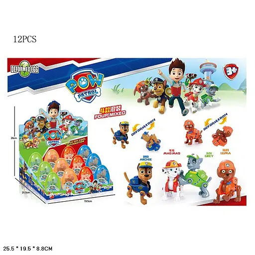 Герої Щенячий Патруль Paw Patrol в яйці, JT2201 (В асортименті) - фото 2
