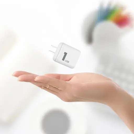 Универсальное зарядное устройство Rock QC3.0 Quick Charge 18W White (600120053) - фото 2