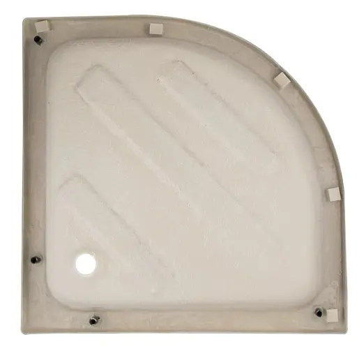 Набор Lidz Душевая кабина Latwa SC90x90.SAT.MID.GR полукруглая, стекло тонированное 4 мм + Душевой поддон Kapielka ST90x90x26, с панелью - фото 9