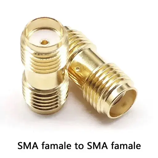 Перехідник з SMA female на SMA female без штирків з 2-х сторін - фото 3