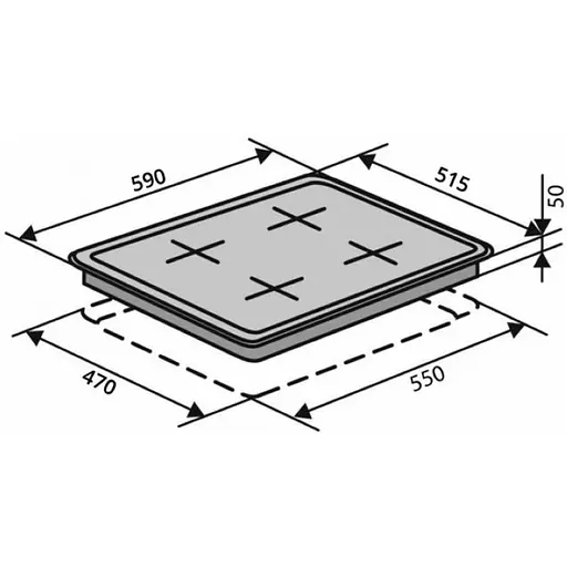 Газовая поверхность Ventolux HSF640-W3G CESBT (WH) - фото 7