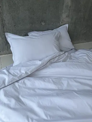 Комплект постільної білизни двоспальний 180х200 см варена бавовна White Dream Білий (2006)