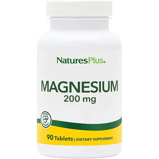 Вітаміни та мінерали Natures Plus Magnesium 200 мг 90 таблеток