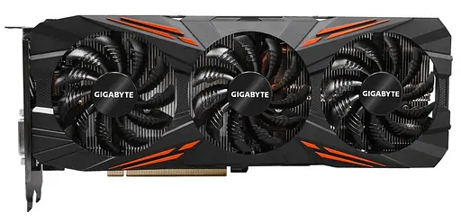 Видеокарта Gigabyte GTX 1070 8Gb Gaming G1 (GV-N1070G1 GAMING-8GD) (GDDR5, 256 bit, PCI-E v3.0) Б/у - фото 1