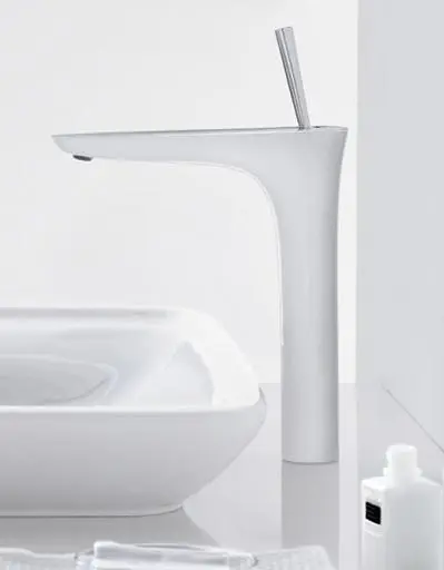 Змішувач для умивальника Hansgrohe PuraVida EcoSmart 15081400 Білий - фото 2