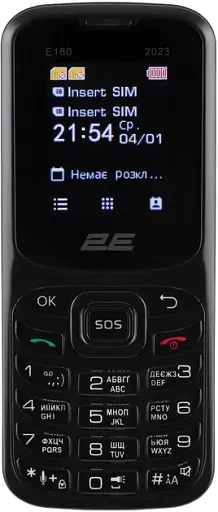 Телефон 2E E180 2023 Black UA UCRF - фото 5