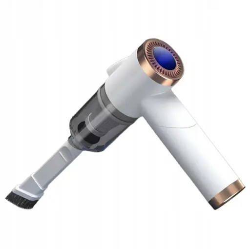 Пылесос автомобильный Q8 портативный аккумуляторный мощный White (16405)