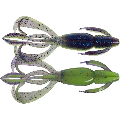Силикон Keitech Crazy Flapper 2.4" PAL#06 Violet Lime Berry (10 шт/уп)