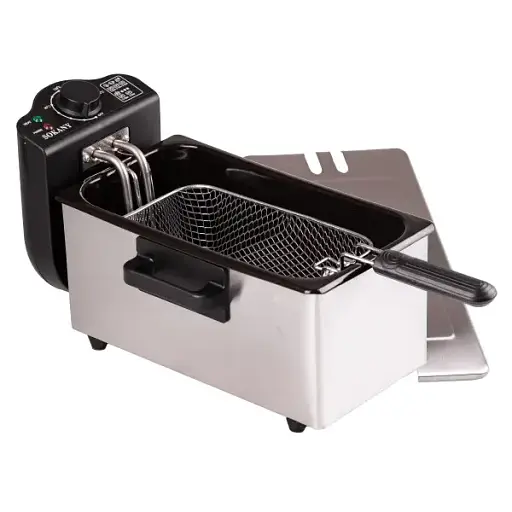 Фритюрница Sokany 2000 Вт, 3,5 л, съемный тен, регулятор температуры, WJ-800