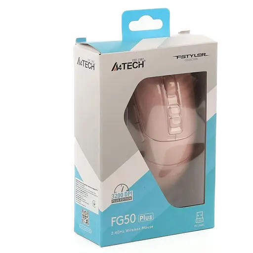 Миша A4Tech Fstyler FG50 Plus (Pink) USB (FG50 Plus (Pink)) - фото 11