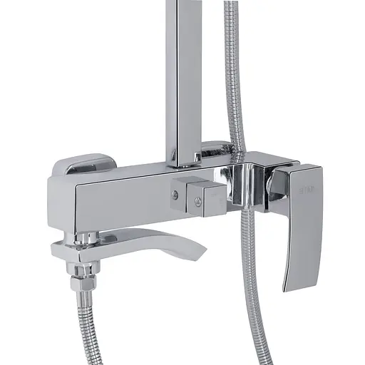 Душова система універсальна Qtap Swan Cascada на три споживача (з виливом) QTSWA111CRM45566 Chrome, Хром - фото 4