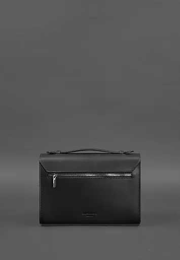 Жіноча шкіряна сумка-кроссбоді Lola чорна - фото 3