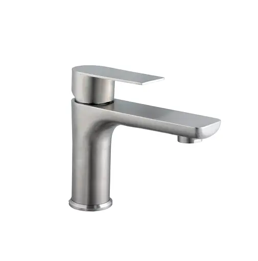 Змішувач для умивальника Globus Lux Swiss SQW-101-304 нержавійка для ванної кімнати елегантний та функціональний