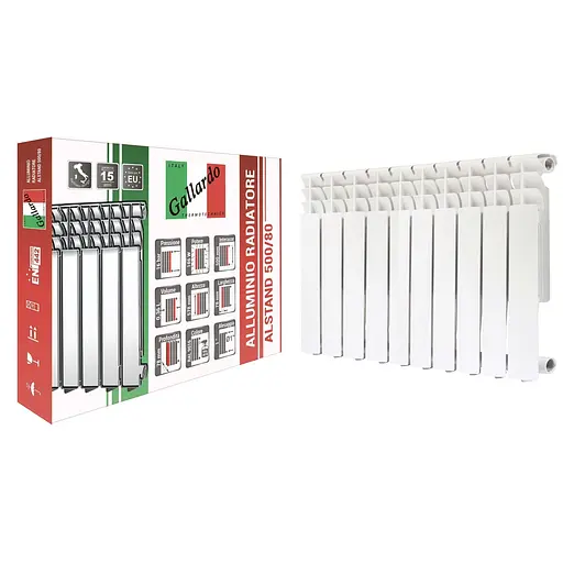 Радіатор алюмінієвий секційний Gallardo ALSTAND 500/80 (15674) - фото 1