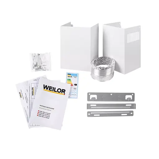 Вытяжка декоративная наклонная Weilor Aura WDS 63 White - фото 12
