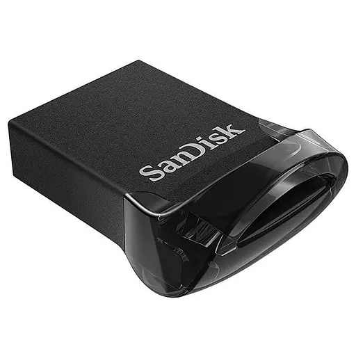 Флеш-накопитель Sandisk USB 3.1 Ultra Fit 256Gb (130Mb/s) Black (SDCZ430-256G-G46) - фото 1