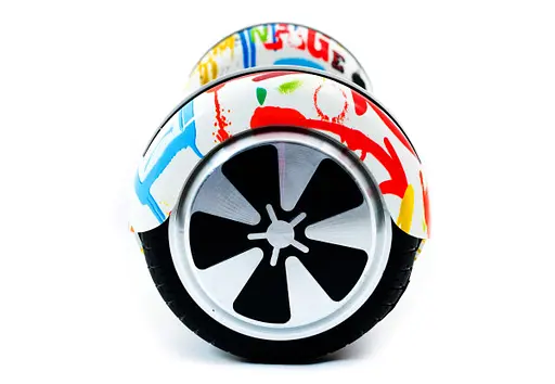 Гироборд Smart Balance Wheel 6.5 Граффити Белый - фото 3