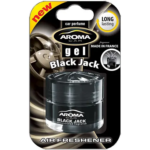 Ароматизатор Aroma Car Gel Black Jack гелевой 50г (63172)