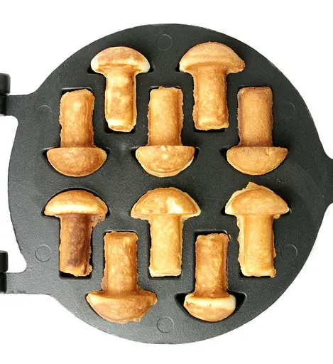 Форма для выпечки грибочков "Гвоздики" с антипригарным / тефлоновым покрытием - 10 грибочков, ХЕАЗ 81867 - фото 5